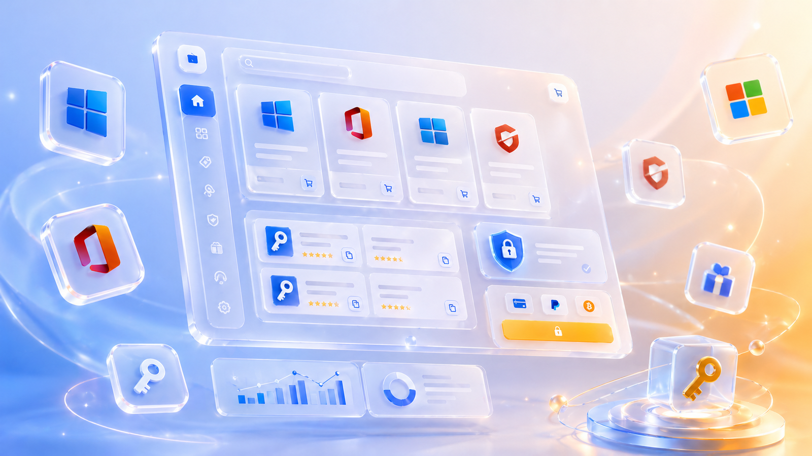 Digital software platform dashboard preview